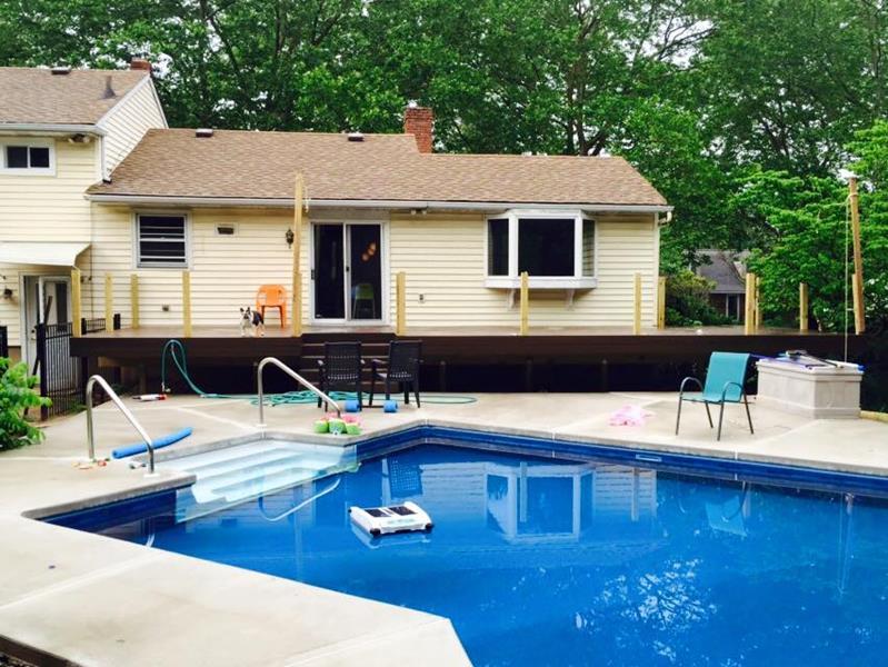 Home addition and basement dig-out remodeling project in Northern New Jersey luxury neighborhood